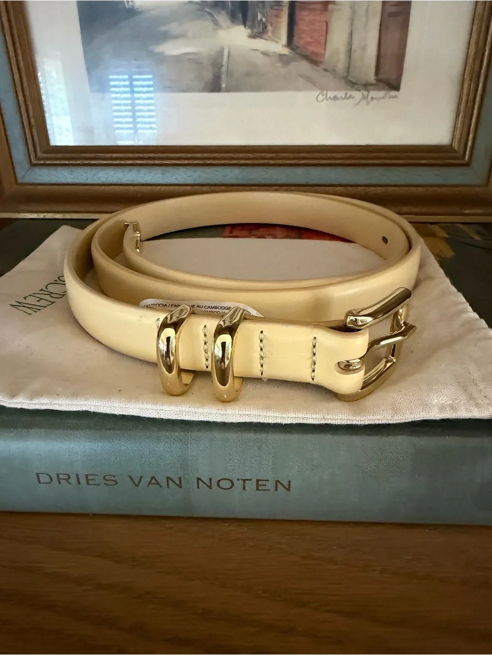 J Crew Large Thin leather belt CW106